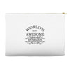 world's most amazing husband greeting Accessory Pouches