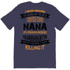 Super Cool Nana Of A Freaking Awesome Granddaughter T-Shirt