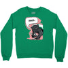meh says honey badger Crewneck Sweatshirt