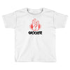 offensive t shirt shocker 3 fingers rude tee funny shirt Toddler T-shirt