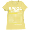 April Girl Facts Taurus Ladies Fitted T-Shirt