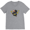shiny V-Neck Tee