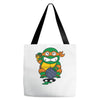 lucky turtle Tote Bags