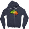 time leaves Zipper Hoodie