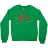 enjoy cocaine funny gray Crewneck Sweatshirt