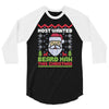 most wanted beard man this christmas 3/4 Sleeve Shirt