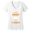 humor book t shirt Women's V-Neck T-Shirt