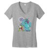 monsters fink Women's V-Neck T-Shirt