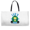 leo's gym Weekender Totes