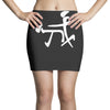 unisex funny graphic Mini Skirts