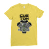 mechanic custom Ladies Fitted T-Shirt