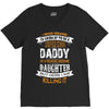 Super Cool Daddy Of A Freaking Awesome Daughter V-Neck Tee