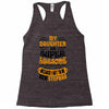 My Daughter Is Super Awesome Her Stepdad Racerback Tank