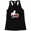 totally straight funny rainbow unicorn gay pride novelty fashion Racerback Tank