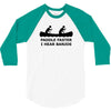funny t shirt cool t shirt funny shirt geeky tshirt canoe nerd t shirt 3/4 Sleeve Shirt