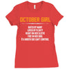 October Girl Hated By Many Ladies Fitted T-Shirt