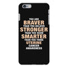 Braver Stronger Smarter Uterine Cancer Awareness iPhone 6 Plus/6s Plus Case