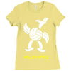 volleyball style sport funny gift present outdoor Ladies Fitted T-Shirt
