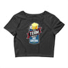 drinking beer Crop Top