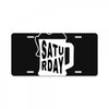 Saturday Beer License Plate