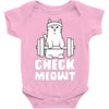 gym cat workout Baby Bodysuit
