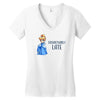 fashionably late Women's V-Neck T-Shirt
