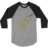 caution octopus&rsquo; may be larger than it appears 3/4 Sleeve Shirt