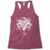 dungeons and dragons dice art Racerback Tank
