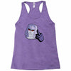 mega flipped off Racerback Tank