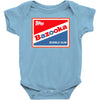 bazooka joe bubble gum logo ideal birthday present or gift Baby Onesie