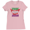 straight outta arkham Ladies Fitted T-Shirt