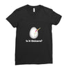 is it Unicorn Ladies Fitted T-Shirt