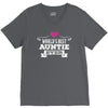 Worlds Best Auntie Ever V-Neck Tee