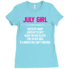 July Girl Hated By Many Ladies Fitted T-Shirt