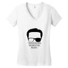 Manner Maketh Man (f146) Women's V-Neck T-Shirt