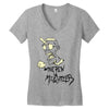 the pen is mightier Women's V-Neck T-Shirt