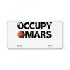 occupy mars License Plate