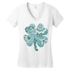 shamrock Women's V-Neck T-Shirt