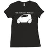 only smarties have the answer'   funny Ladies Fitted T-Shirt