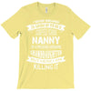 Super Cool Nanny Of A Freaking Awesome Granddaughter T-Shirt