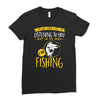 fishing in my head! Ladies Fitted T-Shirt