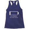 low battery Racerback Tank