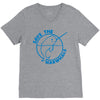 save the narwhales V-Neck Tee