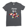 mama bear floral Ladies Fitted T-Shirt