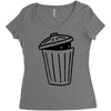 garbage ghost Women's Triblend Scoop T-shirt