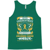 Never Underestimate the Strength of a Childhood Cancer Warrior Tank Top