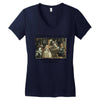 Diego Velazquez Las Meninas Women's V-Neck T-Shirt