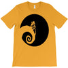 nightmare before christmas black logo T-Shirt