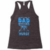 proud dad nurse Racerback Tank