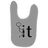 fk it funny college party Baby Bibs